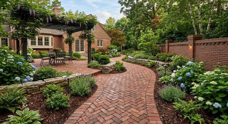 Brick Hardscape Construction in Denver, CO
