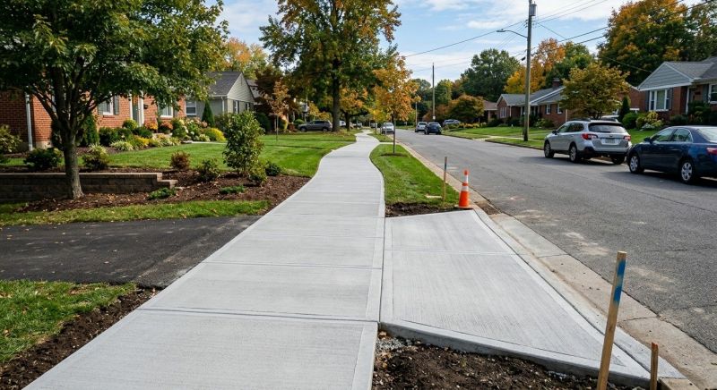Cement Walkway Installation in Salt Lake City, UT