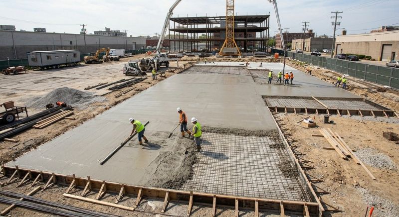 Commercial Slab Installation in Alexandria, VA