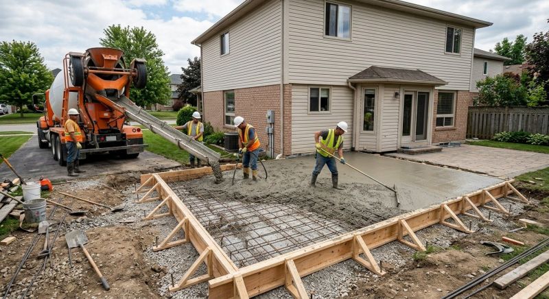 Commercial Concrete Pouring Service