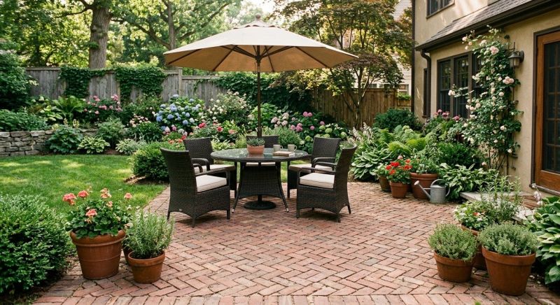 Brick Hardscape Construction in Greenwich, CT