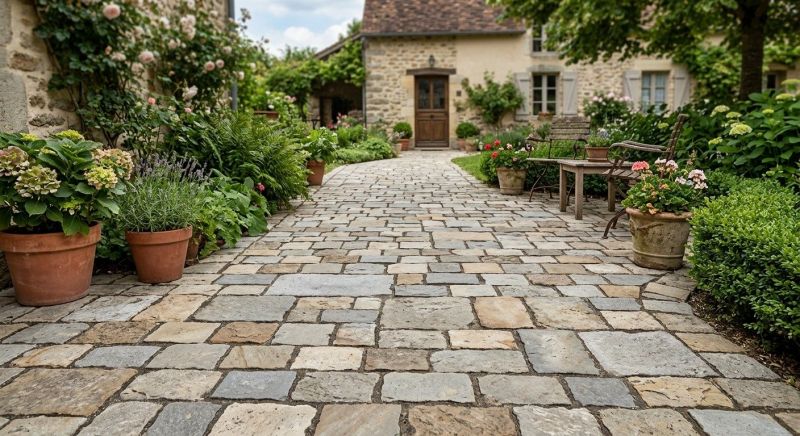 Cobblestone Installation in Davis County, UT