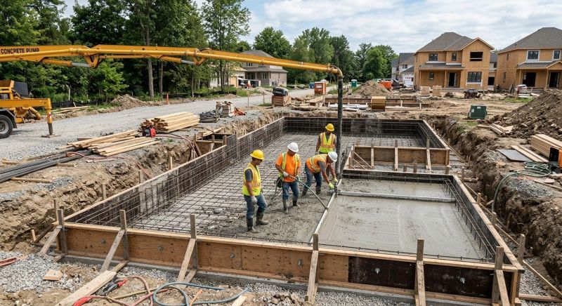 Foundation Pouring in Fort Worth, TX