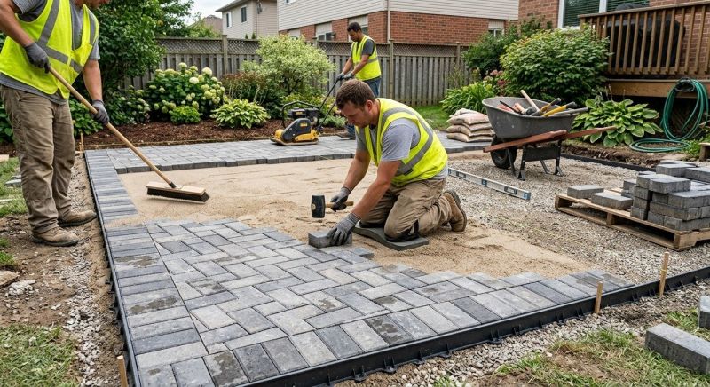 Paver Patio Construction in Boston, MA
