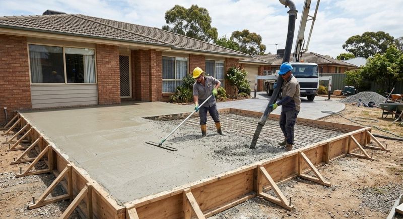 Porch Concrete Pouring in Denver, CO