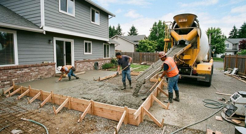 Porch Concrete Pouring in Fort Collins, CO